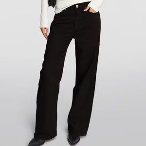 Rag & Bone Featherweight Logan Mid-Rise Wide-Leg Jeans